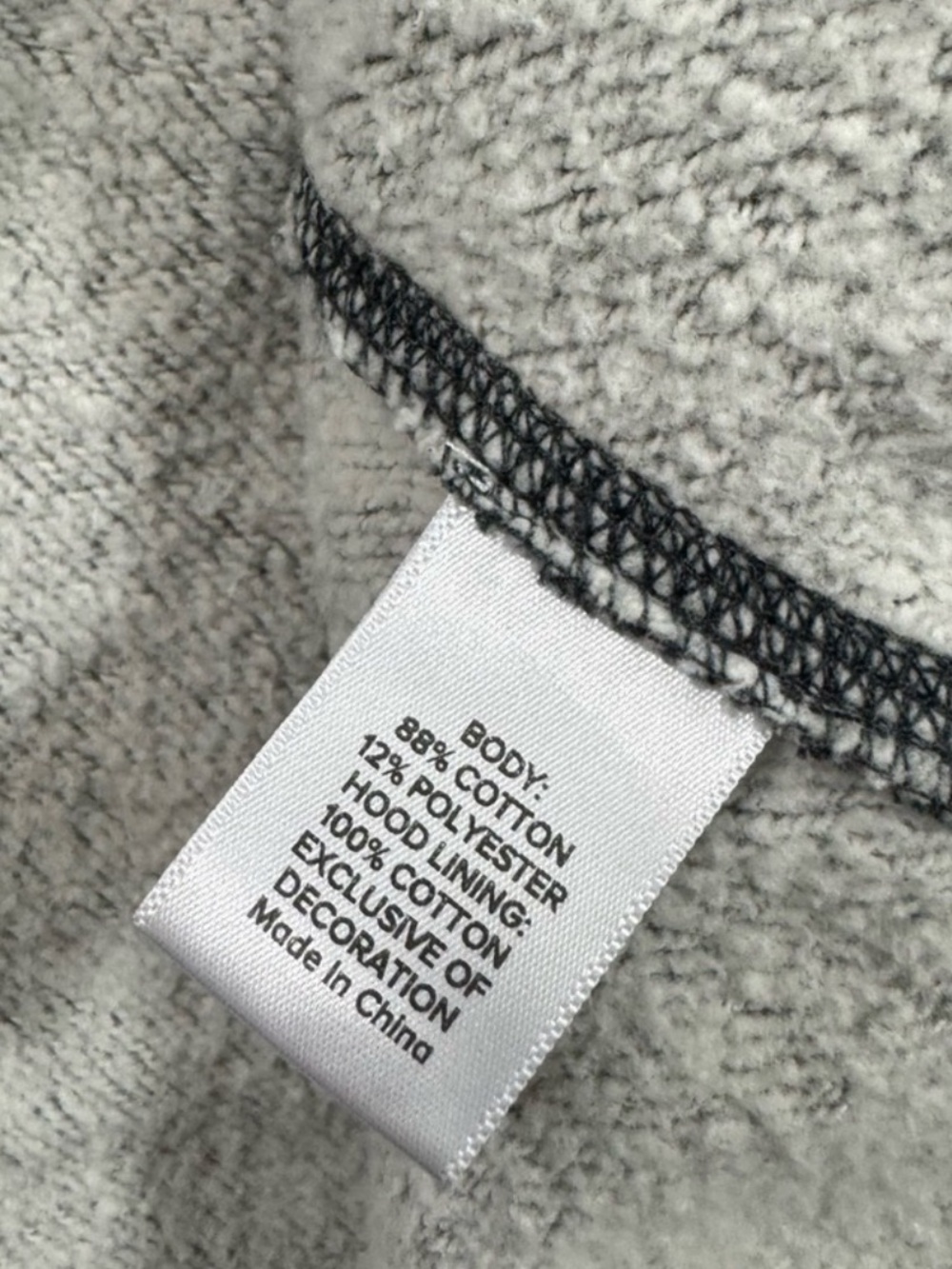 Evereve Charcoal Leopard Print Hoodie - Picture 6 of 14